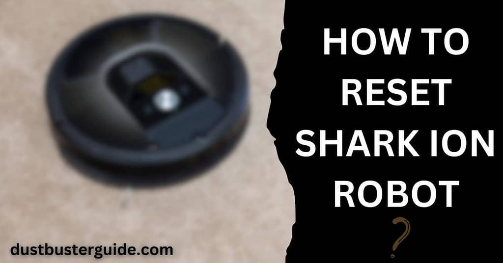 how to reset shark ion robot