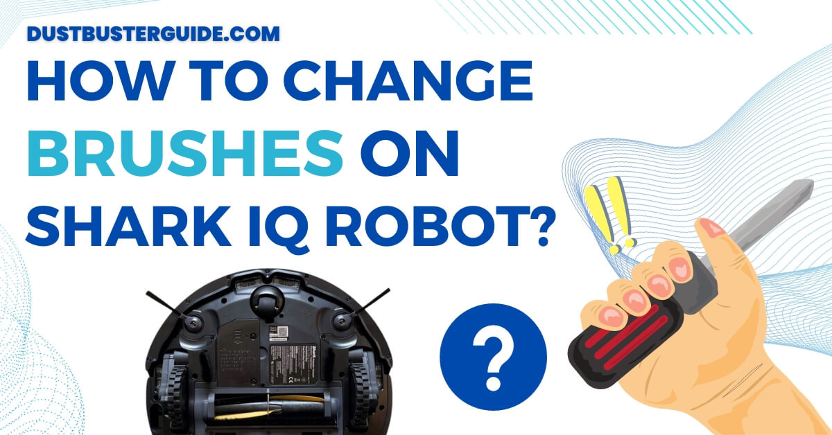 How to change brushes on shark iq robot