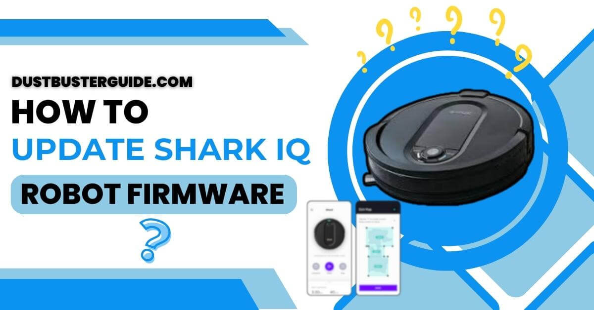 How to update shark iq robot firmware