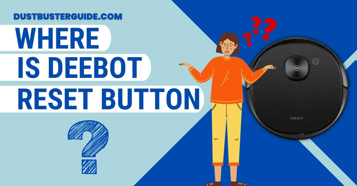 Where is deebot reset button