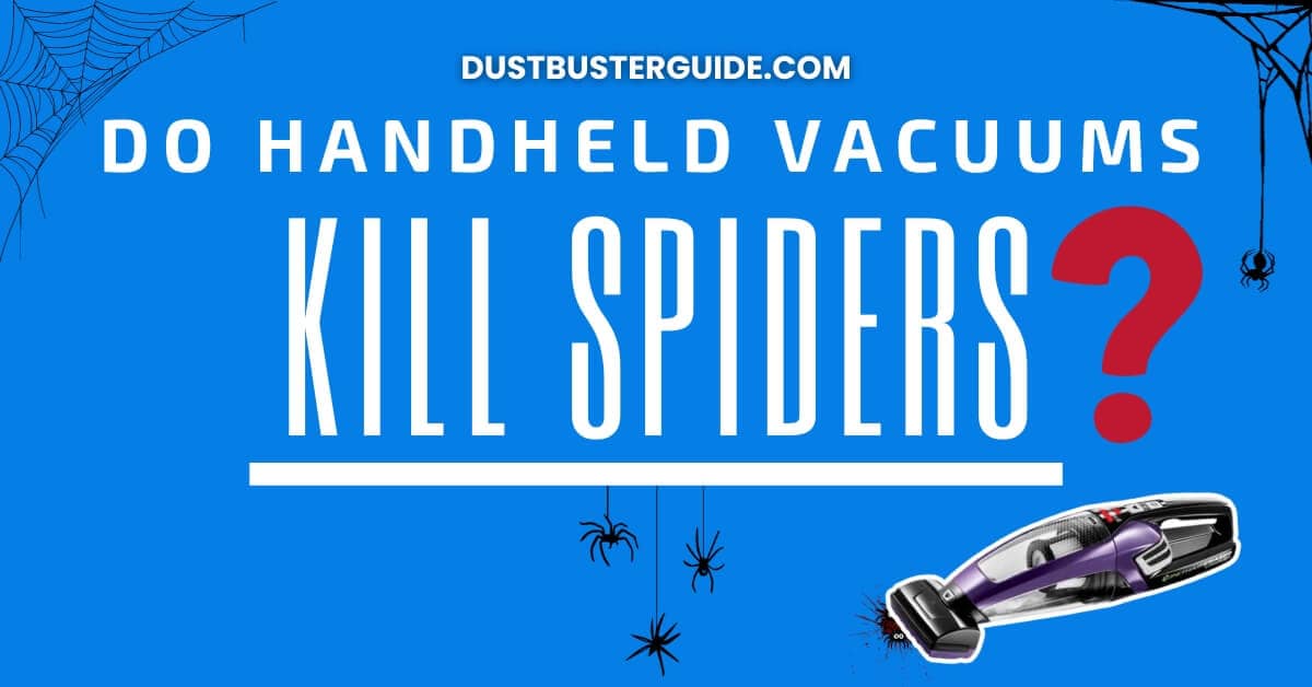 do handheld vacuums kill spiders